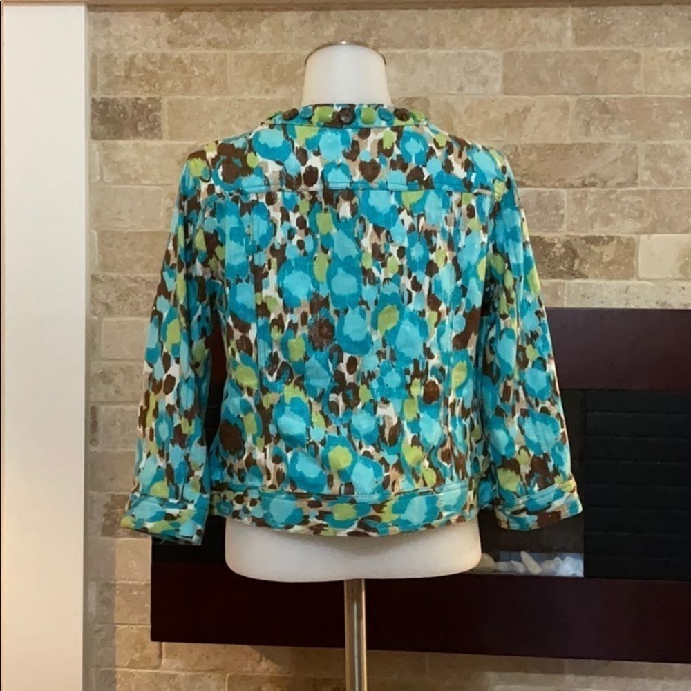 Ruby Rd. Multi Colored Print Top - image 3